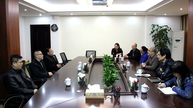 广西新华书店集团股份有限公司董事长谢向阳到我校考察交流