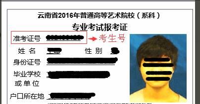 云南艺术学院2016年艺术类专业报名系统操作说明适用于云南省考生