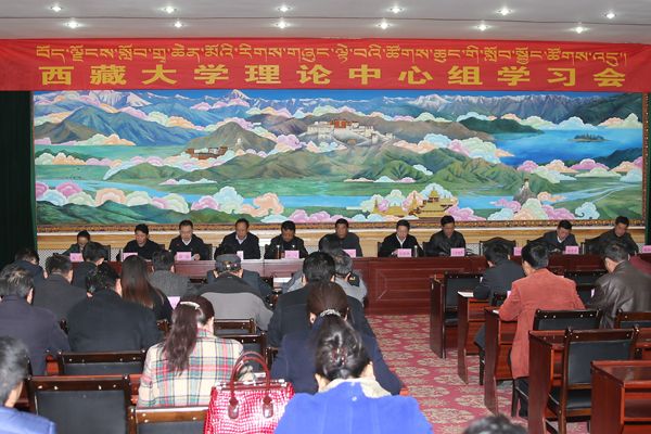 两学一做西藏大学召开校党委理论学习中心组2016年第三次集体学习会议
