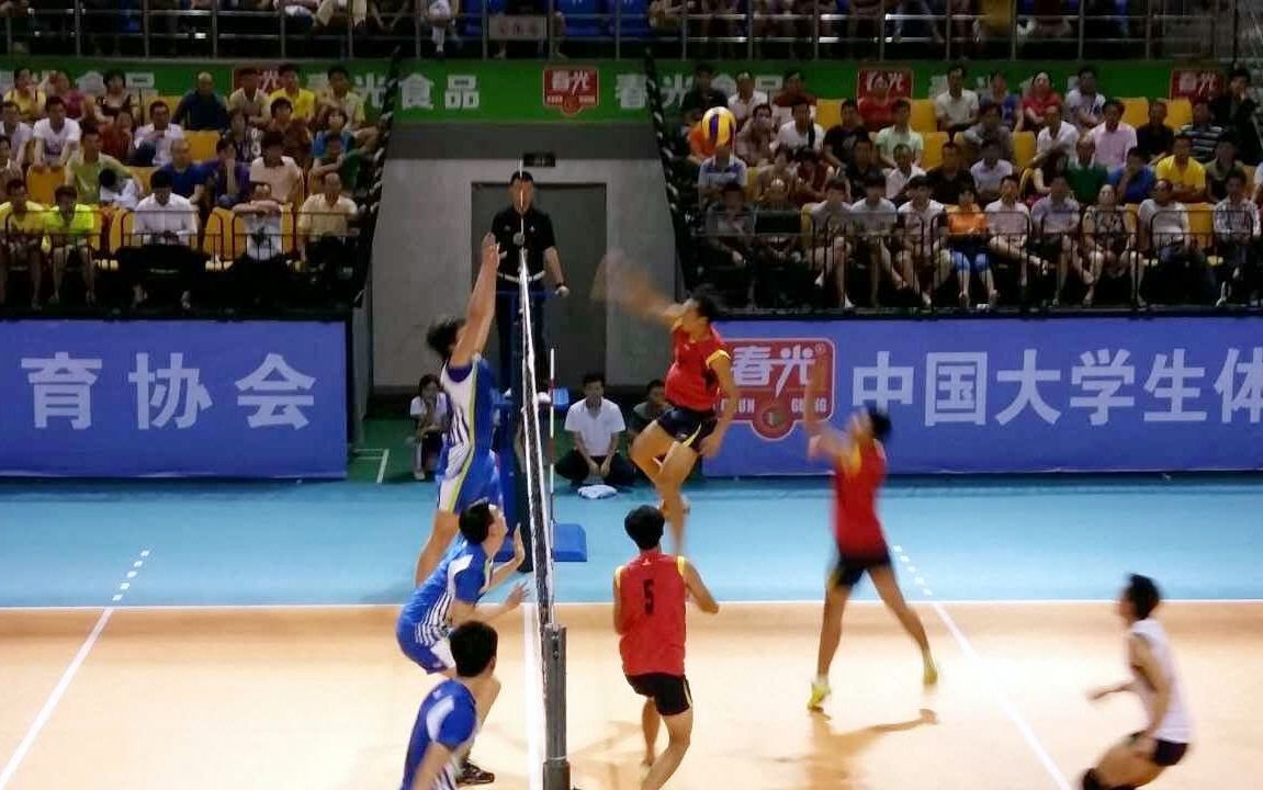 我校男排闯入中国大学生排球联赛总决赛八强