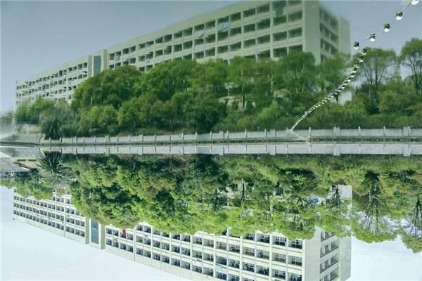 大美南大倒影中的学府，氤氲一方水色