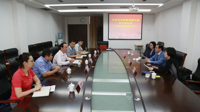 韩国世翰大学来访我校洽谈合作