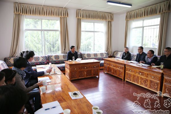 两学一做区人大常委会副主任  校党委书记尼玛次仁部署西藏大学&ldquo两学一做&rdquo学习教育有关工作