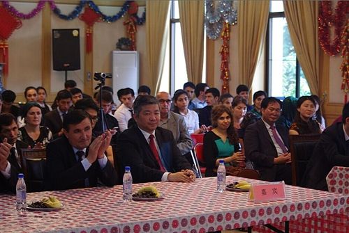 图塔吉克斯坦举办中学生汉语演讲比赛