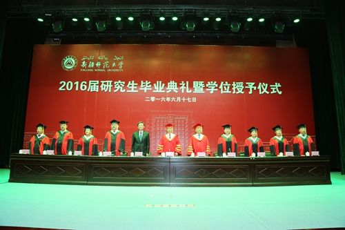 图我校隆重举行2016届硕士研究生毕业典礼暨学位授予仪式