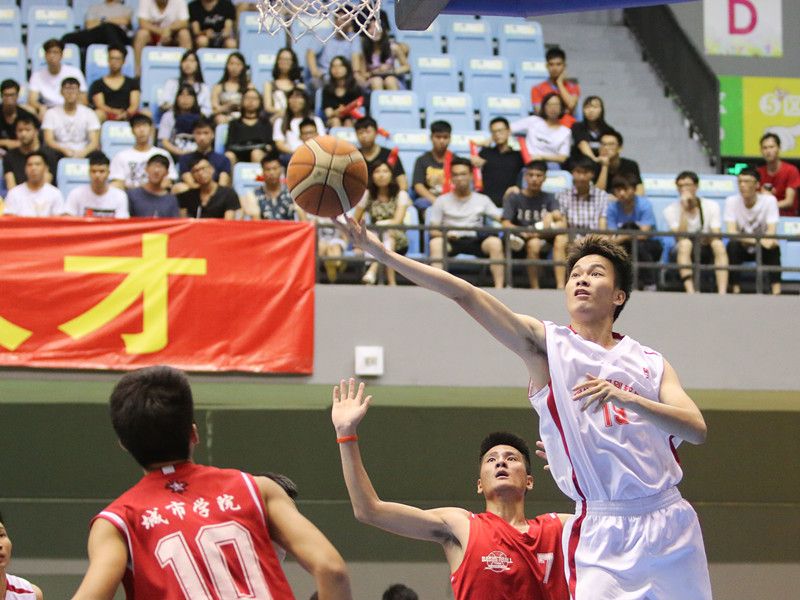 我校男篮勇夺首届东莞大学生篮球联赛冠军