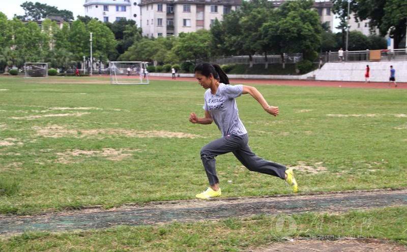 我校选手积极备战广西第十一届大学生运动会