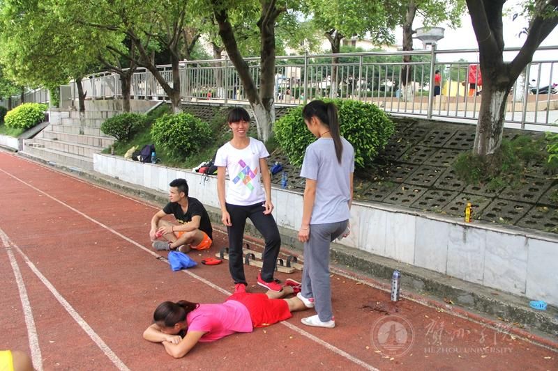 我校选手积极备战广西第十一届大学生运动会