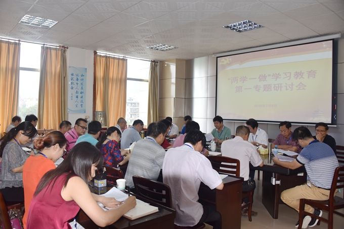 我院党委中心组召开“两学一做”学习教育第一专题学习研讨会