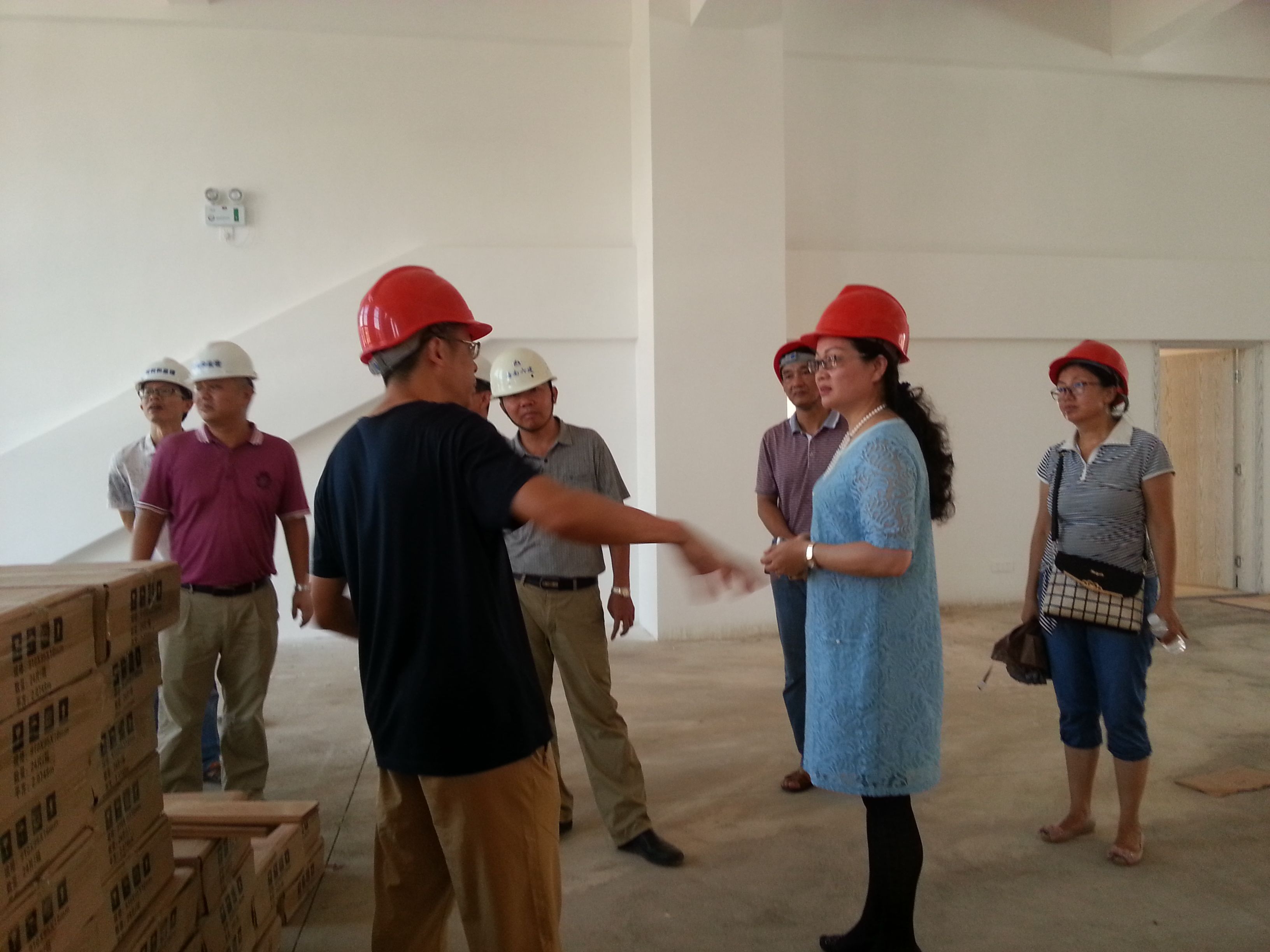 校领导检查桂林洋校区在建项目建设情况