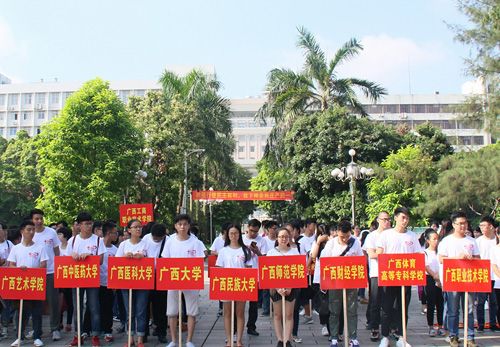 全区大学生助力脱贫攻坚战暑期社会实践活动启动仪式在我校举行