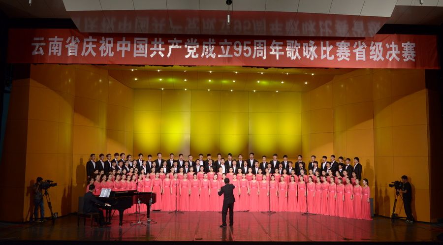 我院喜获云南省纪念建党95周年歌咏比赛决赛一等奖
