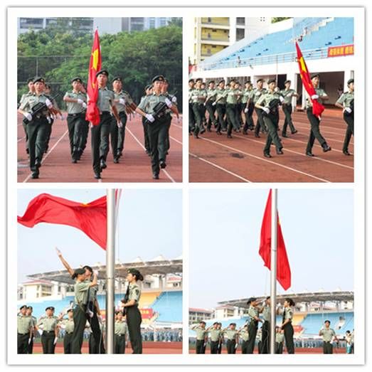 开学第一课戎装列阵展军威，激情满怀踏征程