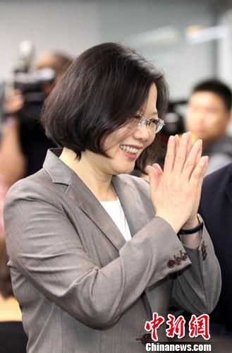 台民调蔡英文处理“太平岛案” 过半民众不满
