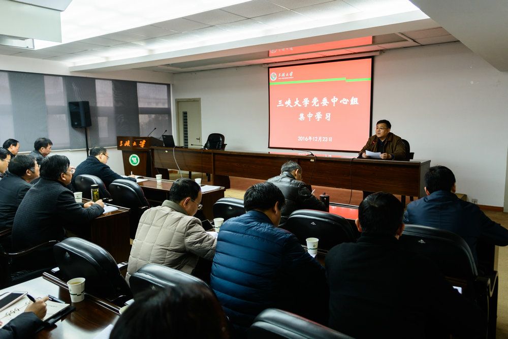 学校党委中心学习组集中学习关于新形势下党内政治生活的若干准则