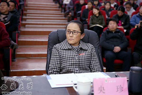 齐扎拉副书记为西藏大学师生作专题指点报告