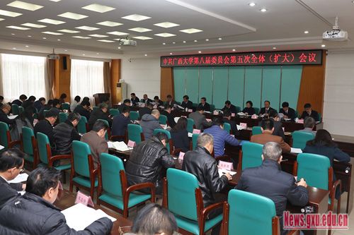 中共广西大学第八届委员会第五次全体