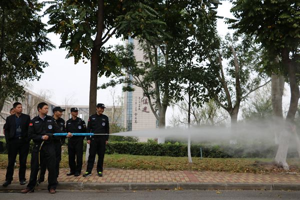 我校成立广东省首个微型消防站